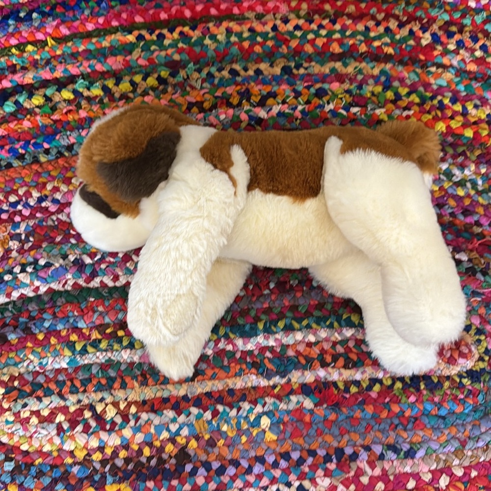 ***SOLD***FAO Schwartz Stuffed Animal 14" Plush - St. Bernard - Picture 4 of 6